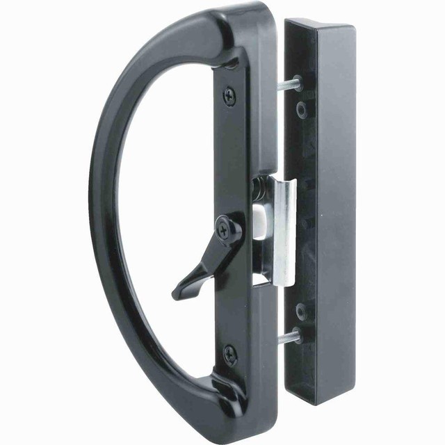 Patio Sliding Door Latch Handle Mortise Lock Lever Hardware Metal Replacement