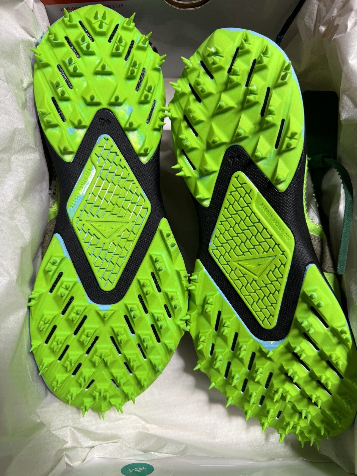 OFF WHITE X NIKE Nike Air Zoom Terra Kiger 5 x BIANCO SPORCO ""Verde"" CD8179 300 Taglia US 7 da uomo 8 5 WMN