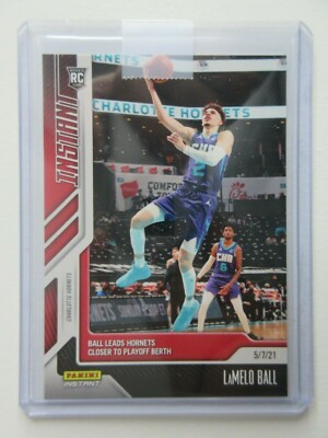 2020-21 Panini Instant NBA Lamelo Ball Rookie RC Red Parallel SP