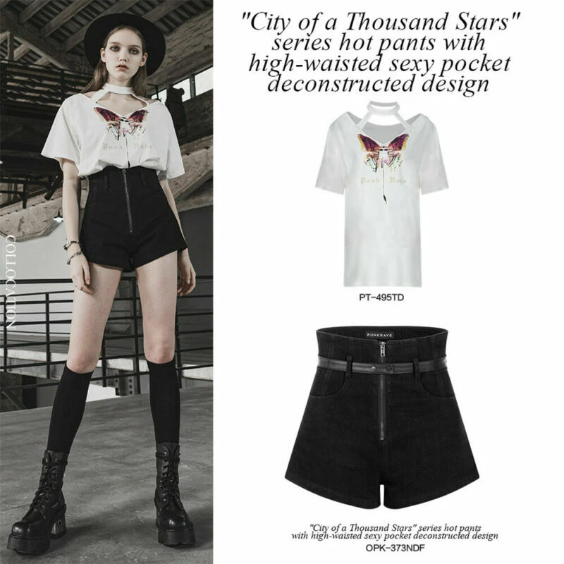 Casual top punk style