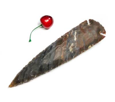 Large Fancy Jasper Arrowhead Decorative Spearhead Carving Grade A Crystal Arrow