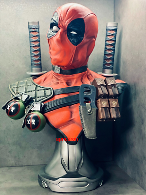 apricaron 1/1 Sideshow Deadpool Bust Statue Figure Model