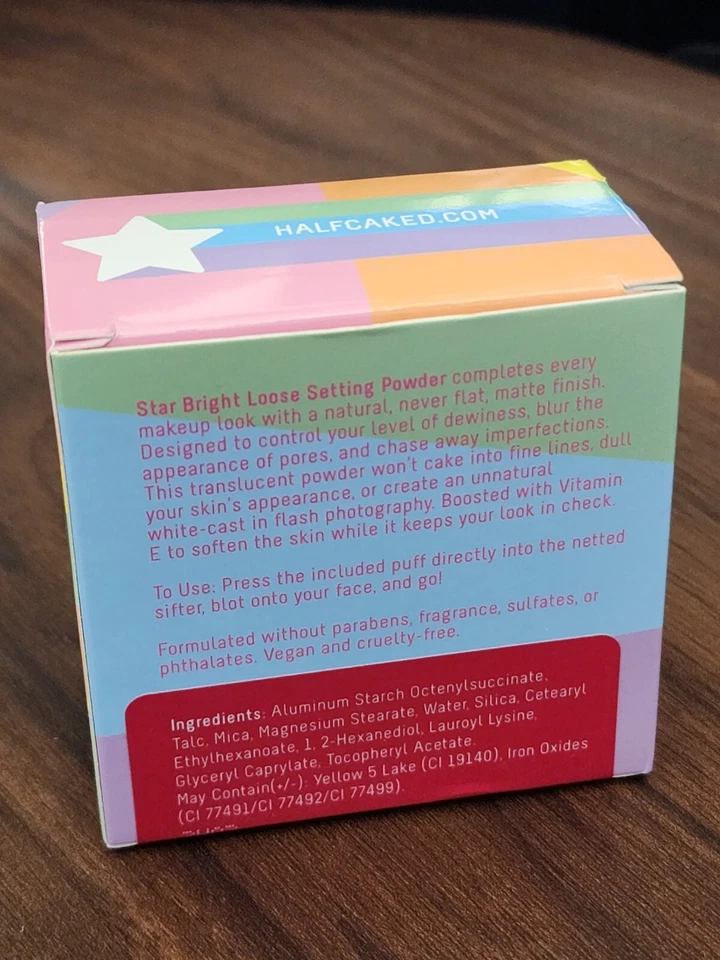 Half Caked Star Bright Loose Setting Powder In Translucent 1.0 Full Size 0.35 Oz - Image 3 of 4