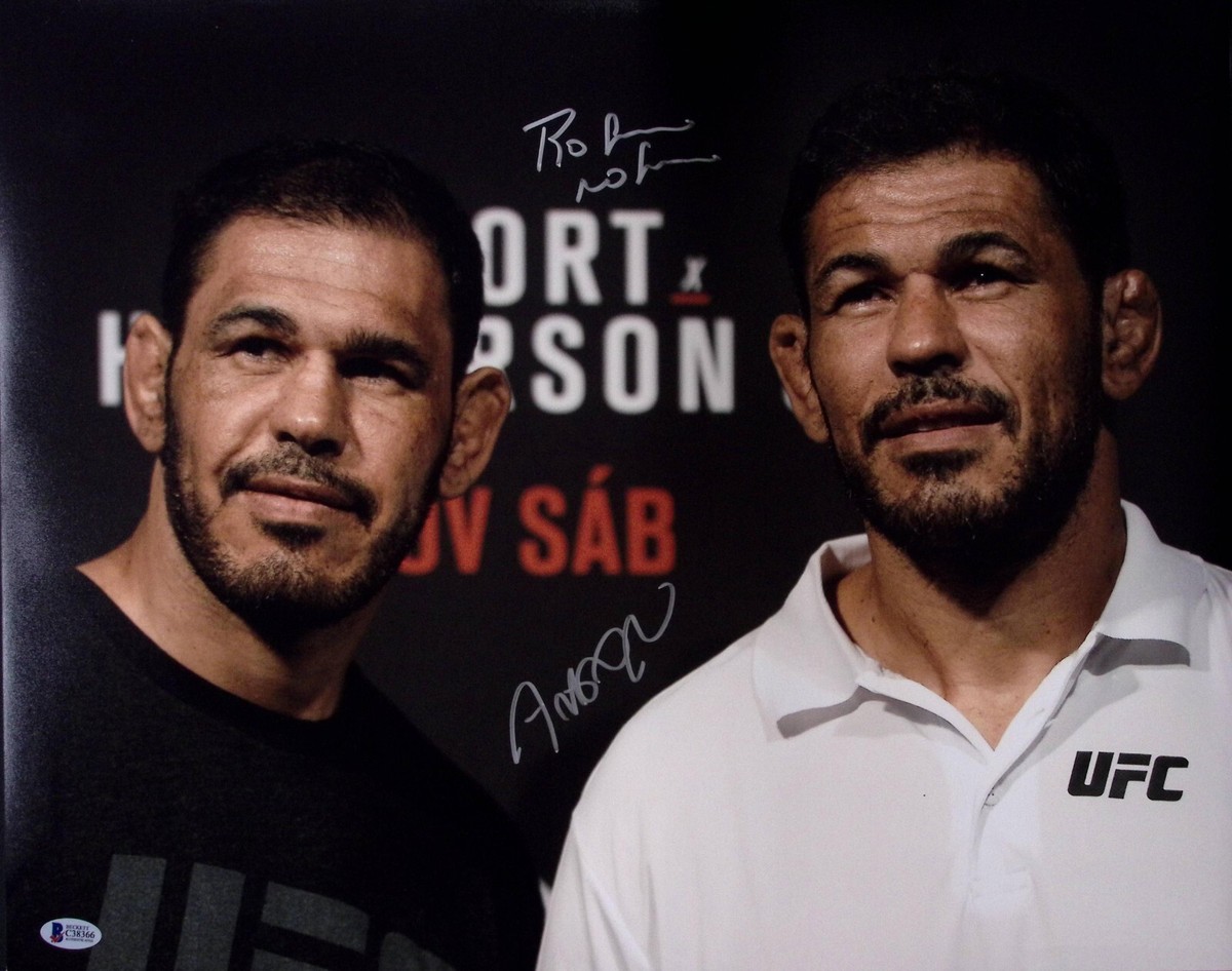 Antonio Rodrigo & Rogerio Nogueira Signed 16x20 Photo BAS COA