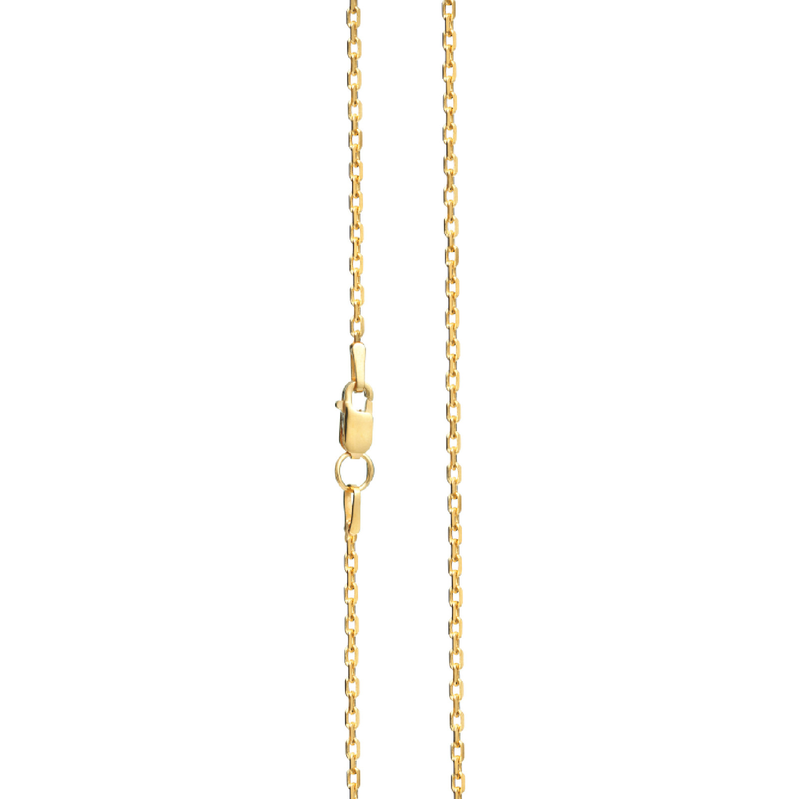 24K Gold on silver Chain Necklace | 1.4mm | Various lengths | eBay UK