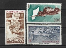 Complete series of 6 new stamps *. French  MADAGASCAR. Air Mail 1946  (9044)