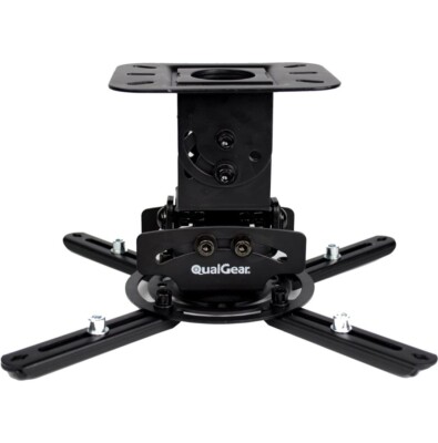 QualGear PRB-717-Blk Universal Ceiling Mount Projector Accessory,Black Mount