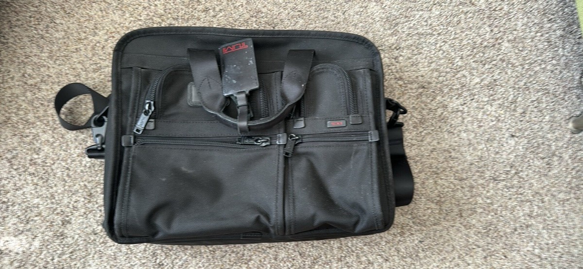 [ウパ] TUMI　26141DH Tumi Alpha Expandable Laptop Organizer Business Brief Black