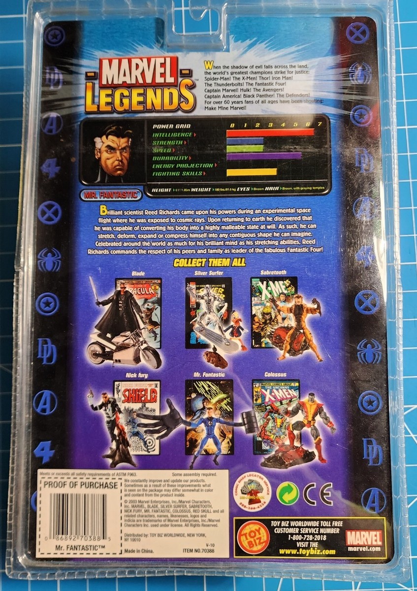 2003 Toy Biz, Marvel Legends, Mr. Fantastic, Bonus Comic Book