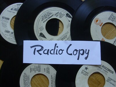 5x Radio Copy  für US-Markt white label Triumph Mind Games Dave Loggins für DEKO