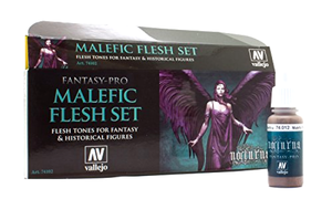 fantasy flesh vallejo nocturne tones malefic paint colors air pro