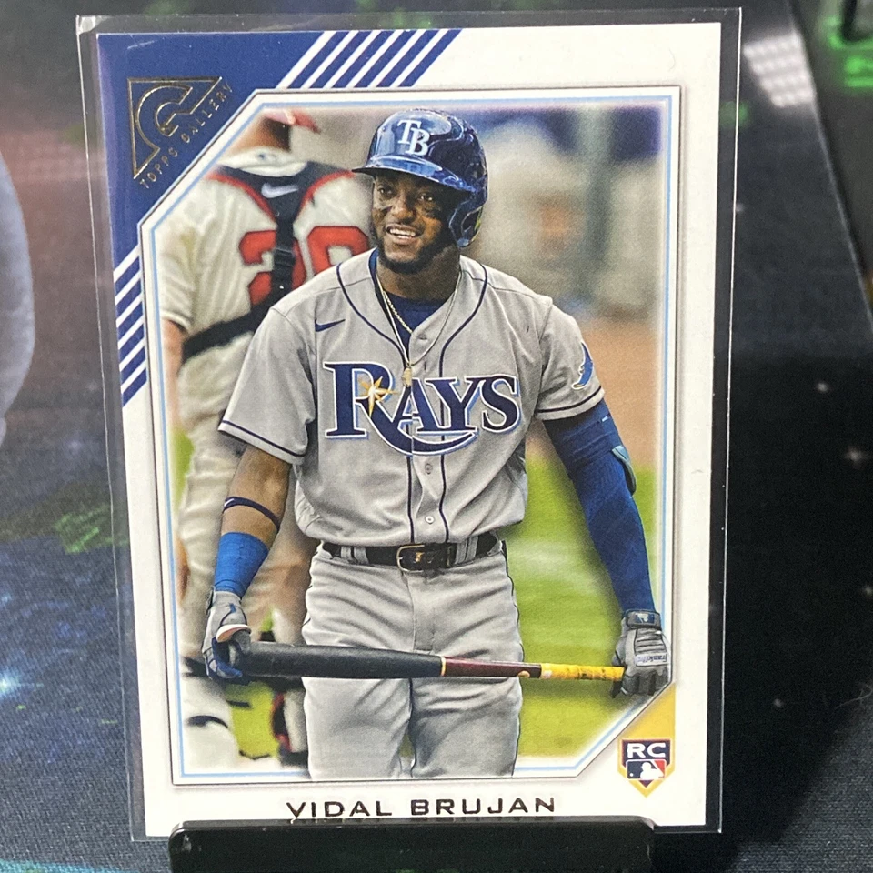 2022 Topps Gallery Baseball MLB #164 Vidal Brujan Base RC Rookie Card Rays - Image 2 of 4