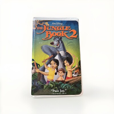Disney s: The Jungle Book 2 VHS 2003 Video Tape Clamshell Case Sequel Movie Rare