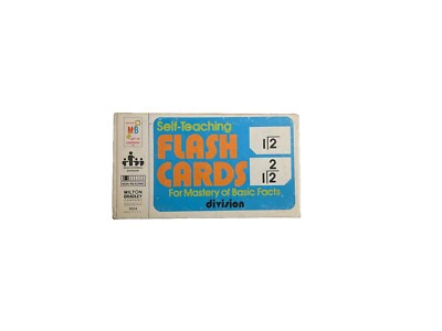 1978 Milton Bradley Self Teaching Division Flash Cards