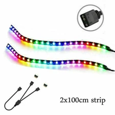 5V 3pin RGBIC Addressable Rainbow PC Digital LED Strip Tape for PC Header Case