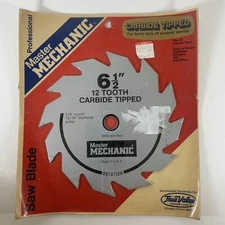MASTER MECHANIC STEEL SAW BLADE 6 1/2"  6.5 True Value.  Made In USA