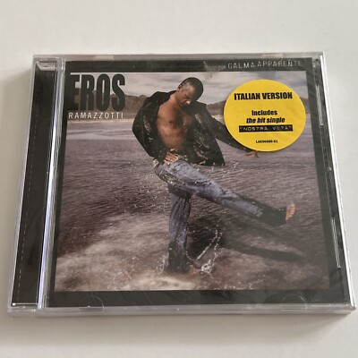 Eros Ramazzotti Calma Apparente CD ITALIAN 2005 New LAK 96880 La La Nostra Vita