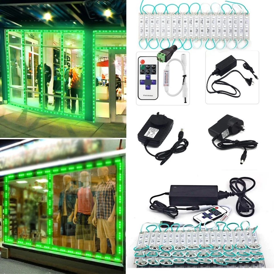 3~300m5050 SMD 3 LED Module Strip Light Sign Lamp STORE FRONT Bar Window Display - Image 3 of 4