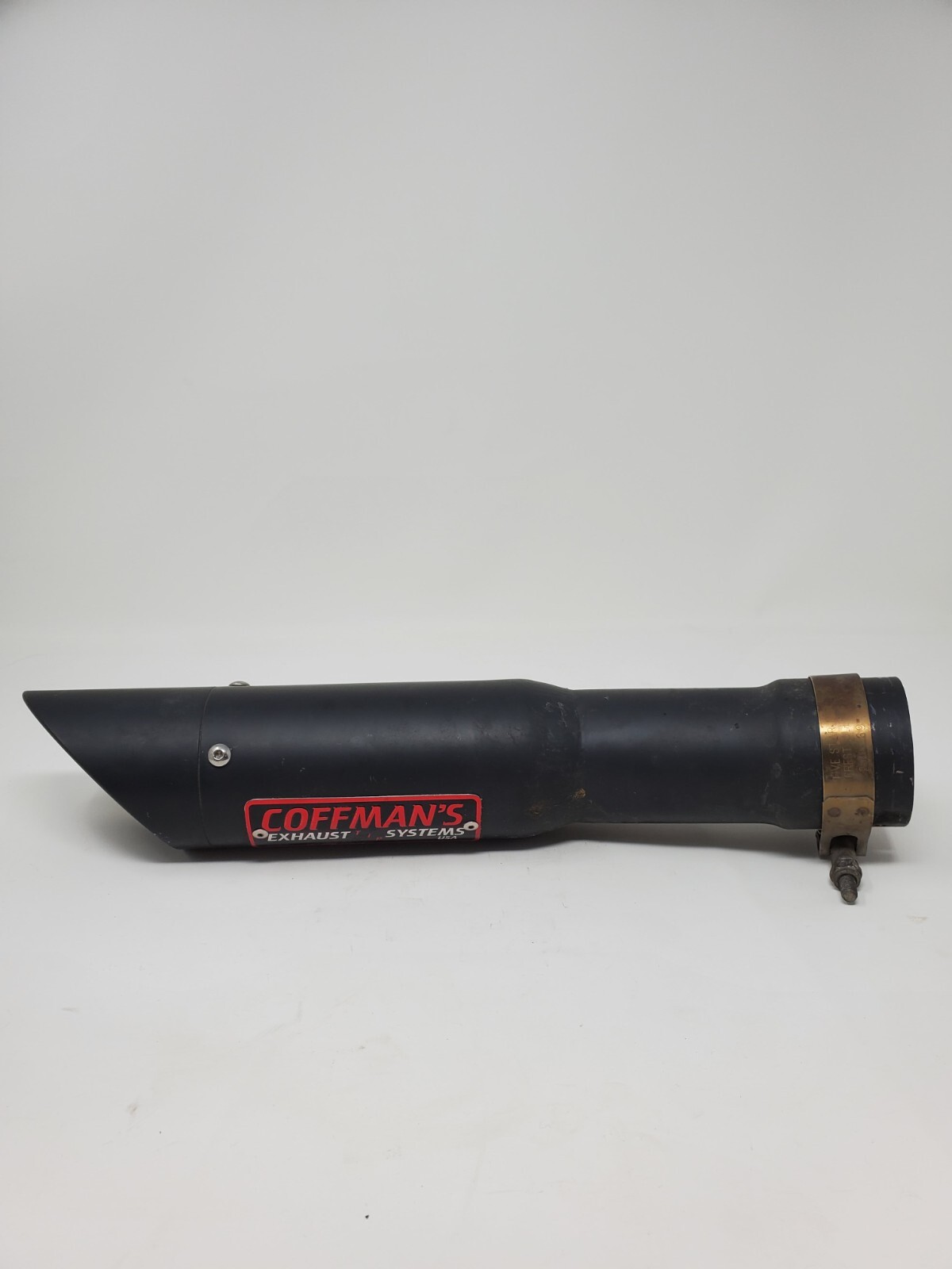 Used Coffman Shorty Exhaust Slip On Muffler Stainless Baffle eBay