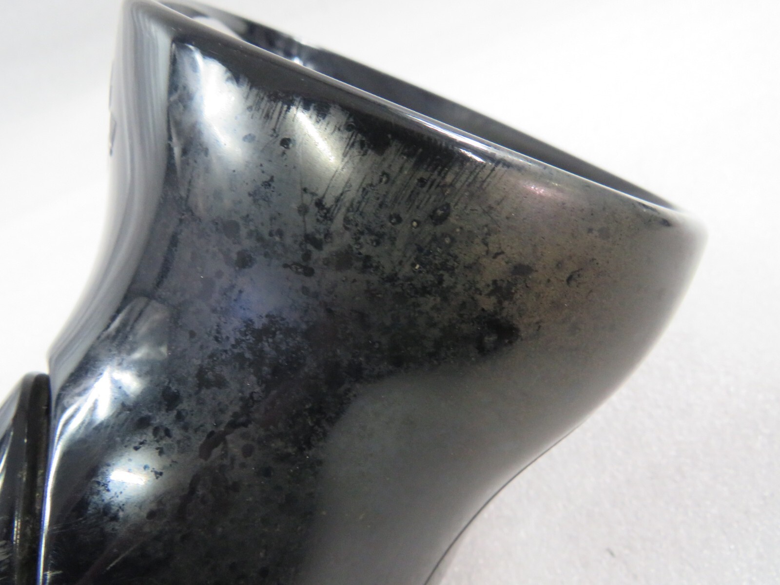 Ferrari California, LH, Side View Mirror, Used, Blue, Smoke Dmg, P/N 69877410