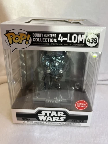 Star Wars 2021 4-LOM GameStop Exclusive Funko Pop 439 SEE ALL COLLECT TODAY
