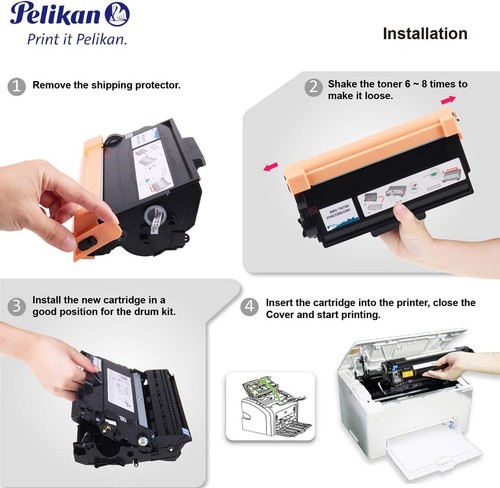 Pelikan Toner 4284013 replaces BROTHER TN3380 (for Printer BROTHER HL-5440,HL-54 - 第 7/8 張圖片
