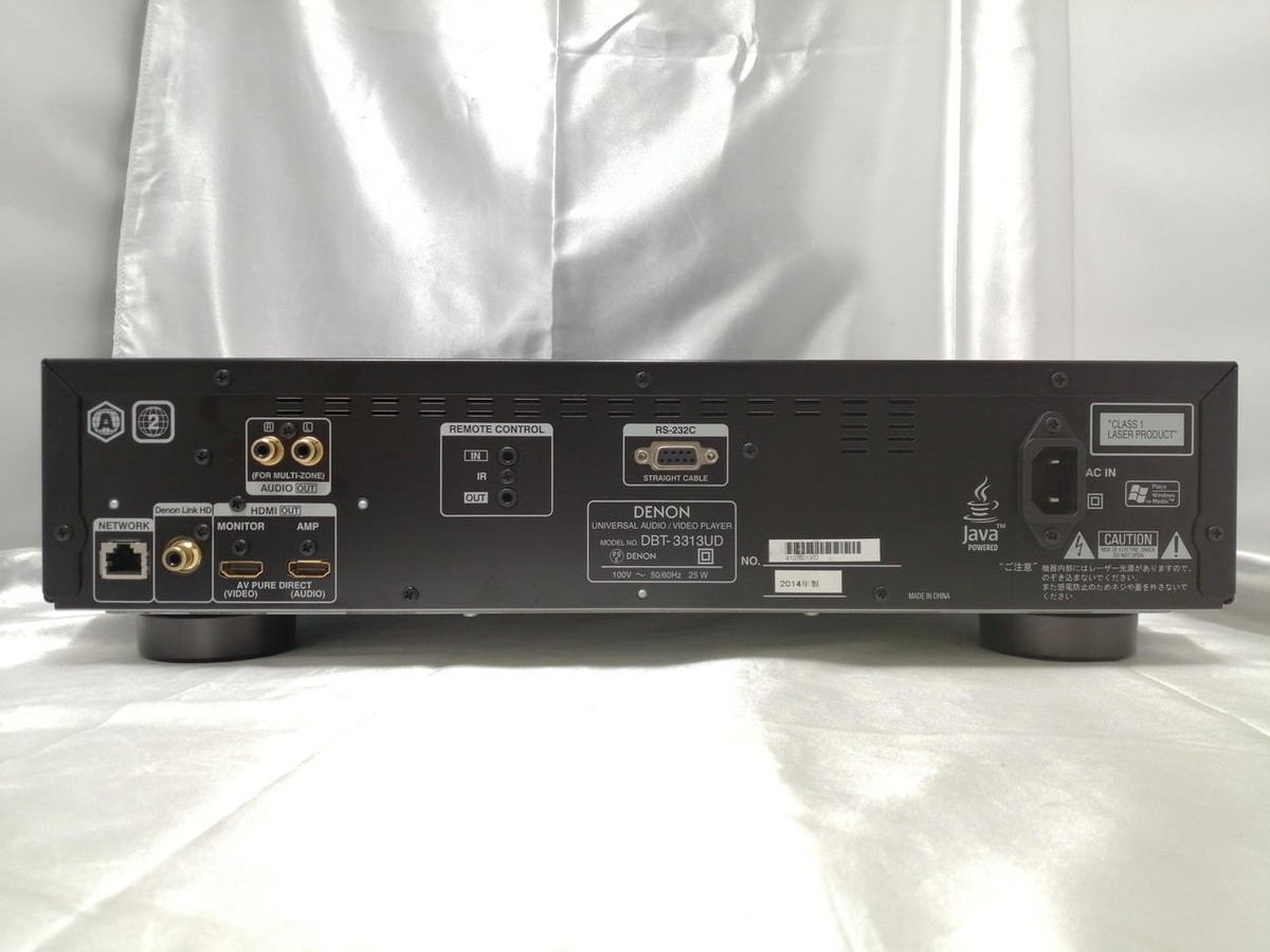 Denon DBT-3313UD Universal Blu-ray Player SACD DVD-Audio 3D Dual