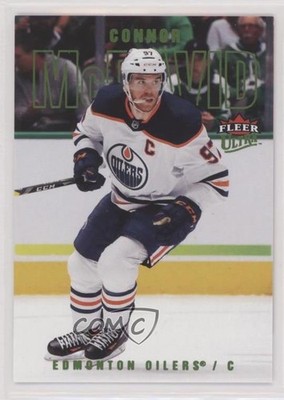 2021-22 Upper Deck Fleer Ultra Green Foil 25/25 Connor McDavid #100 0t9q