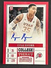 Kyle Kuzma 2017 Panini Contenders Draft Auto Autograph Utah