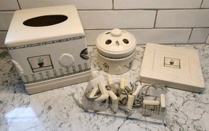 Pflatzgraff Nature Wood  Bathroom Accessories, 4 pieces included in this set 