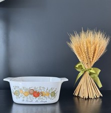 CorningWare Vintage Casserole Dish  Spice Of Life  1 Quart  No Kid