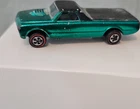 Hot Wheels Custom Fleetside Green Redlines 1:64 Diecast Car 1968 Redline Wheels