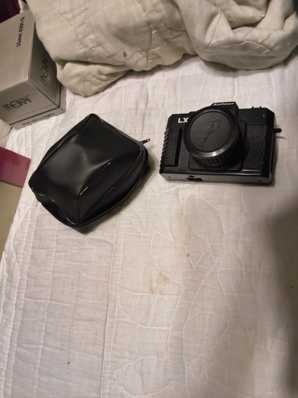 Vintage Meikai Black Camera 35mm with Case, Model  4351-Q