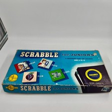 1958 Scrabble For Juniors Vintage Board Game Made in USA - Complete