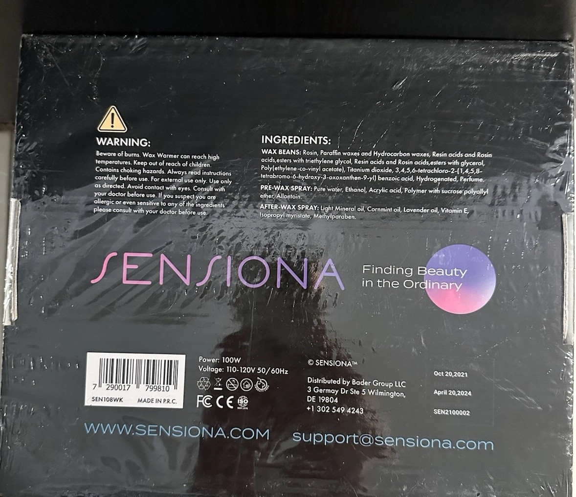 Sensiona Hair Wax Kit, Hot Wax Hair Removal. Complete Home  display picture 1