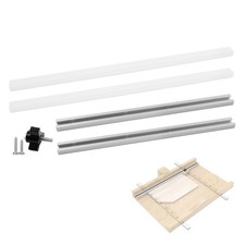 Kit de trineo de sierra de mesa hágalo usted mismo Kit de trineo de sierra de mesa trineo de corte transversal para mesa