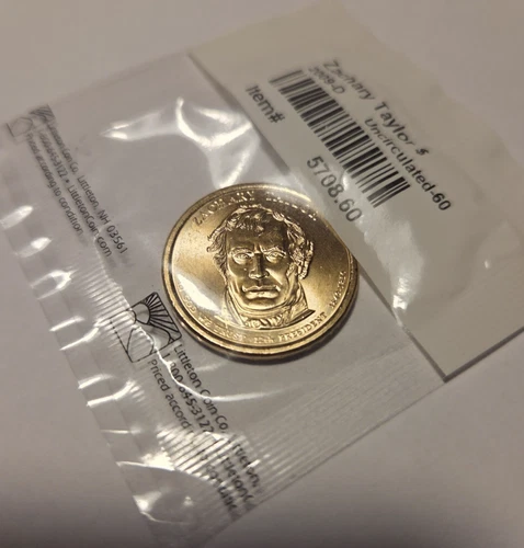 2009-D Presidential Dollar Zachary Taylor — photo from the most recent tracked eBay sale