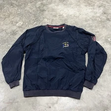 Vintage Slazenger Ryder Cup Valderrama Softshell Jacket Mens Large Blue Windbrea