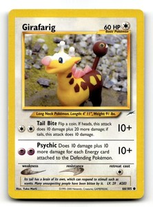 Girafarig Pokemon Card | eBay Girafarig Pokemon Card | eBay