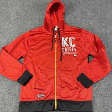 Kansas City Chiefs Hoodie Mens Medium Red NFL Football NFL Combine Team Apparel