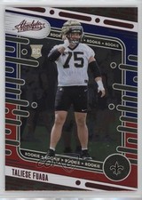 2024 Panini Absolute Rookies Red & Blue Taliese Fuaga #114 1n9e