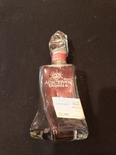 Adictivo Extra Anjeo Tequila Bottle 750ml EMPTY With Topper Flask - Clear