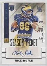 2015 Panini Contenders Draft Picks Auto Nick Boyle #228 Auto 2j8