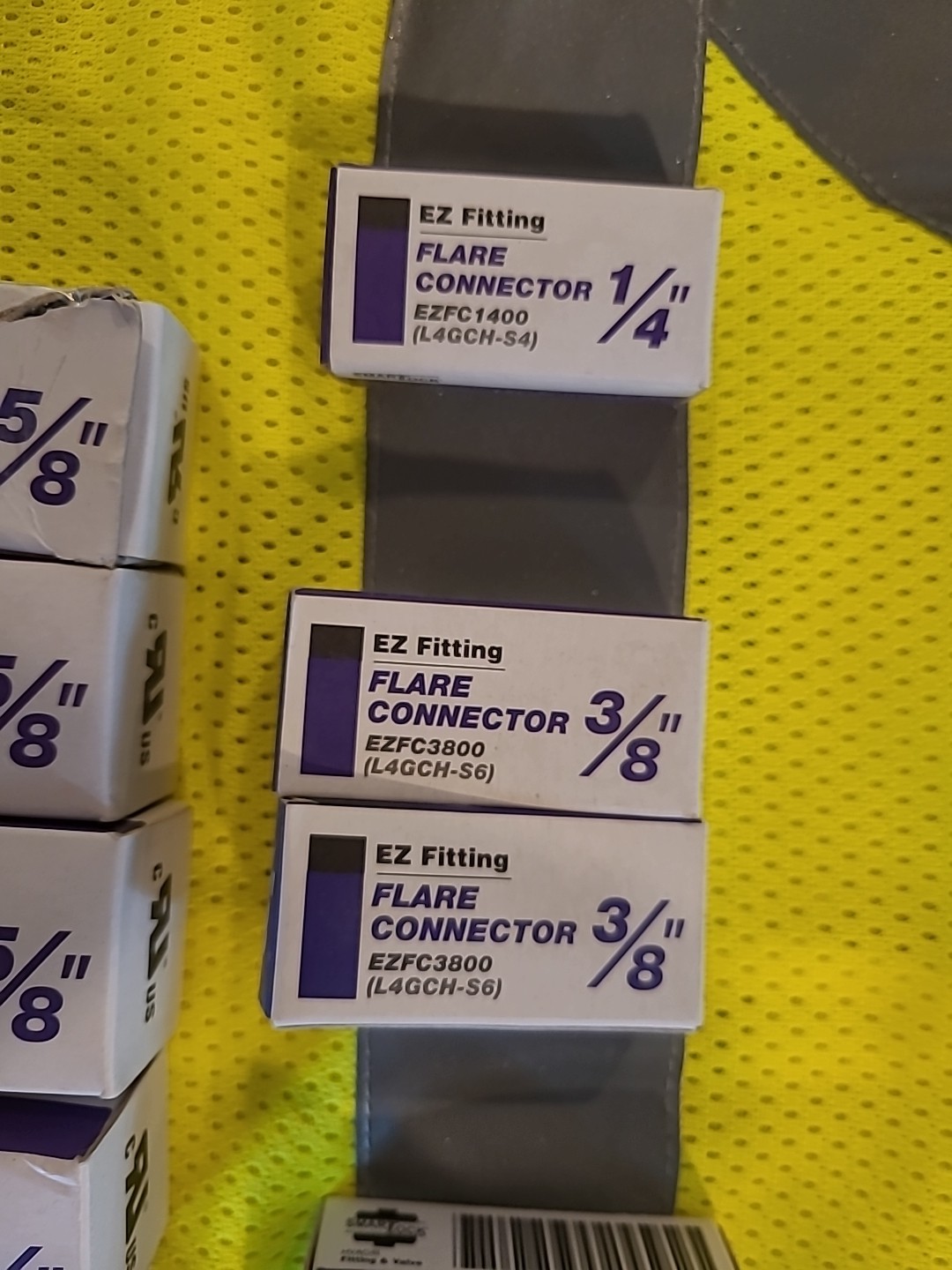 🚨 HVAC/R Smart Lock EZ Fitting Flare Connector Lot 15 pc 3/4 5/8 1/2 3/8 1/4