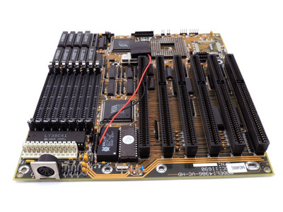 FIC 4386-VC-HD Vintage AT SIMM Motherboard Sockel 1 Mainboard 256KB Cache 11690