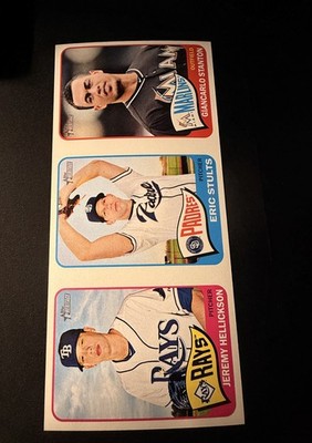 2014 Topps Heritage #NNO HELLICKSON STULTS STANTON Advertising Panels