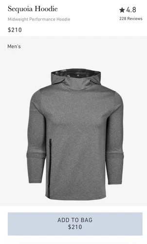 Wade Hampton Golf Club Greyson Sequoia Hoodie Men’s Size Large Gray NWOT image 3
