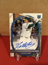 🔥 2025 Topps Museum NICK KURTZ On Card AUTO /14 Athletics RC ROOKIE 💣