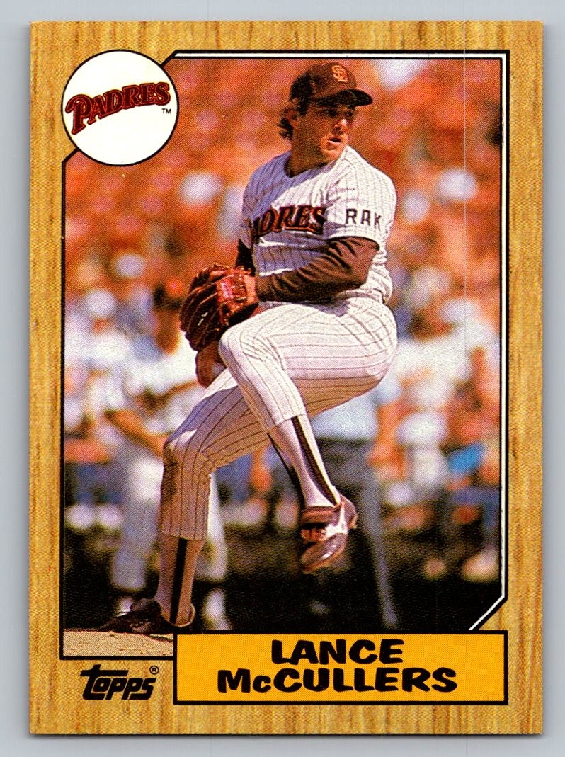 1987 Topps #559 LANCE MCCULLERS San Diego Padres NM