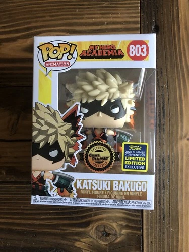 Funko Pop! MHA Katsuki Bakugo 2020 SDCC Gameplanet exclusivo #803 con protector